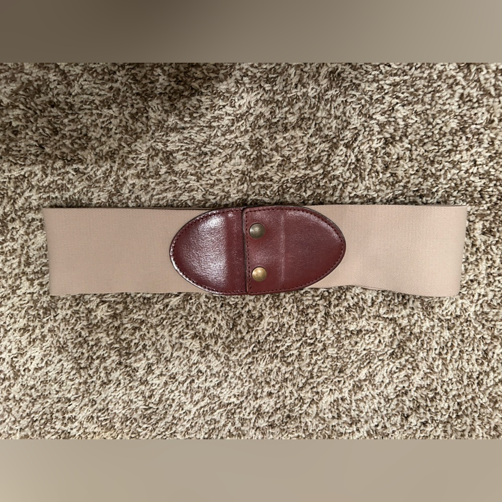 Elegant Tan and Brown Women's Belt